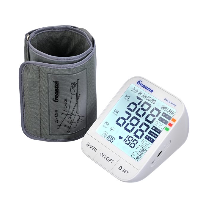 Granzia Smarta Luxury Digital Blood Pressure Monitor-Rechargable Lithium Battery -Type-C