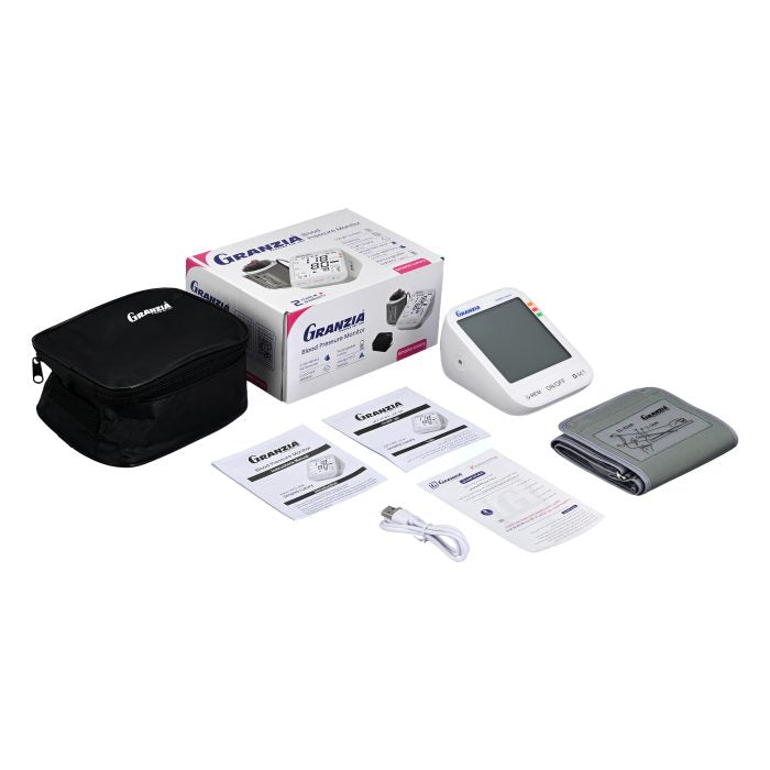 Granzia Smarta Luxury Digital Blood Pressure Monitor-Rechargable Lithium Battery -Type-C