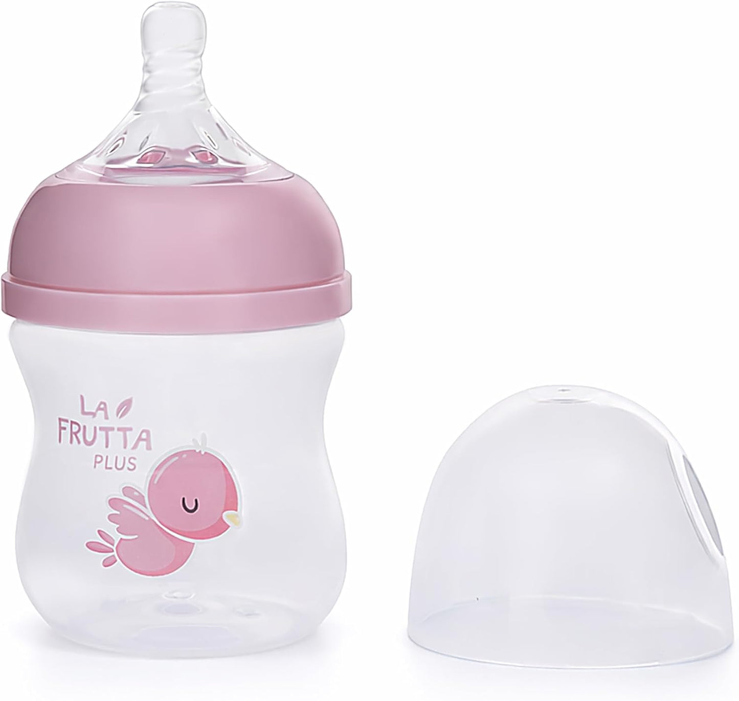 La Frutta Natural Flow Baby Bottle Anti-Colic, 0+ Months Rose, 120ml