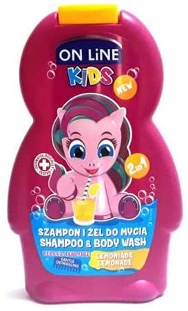 On Line Kids Unicorn Shampoo and Shower Gel Lemonade, 250 ml