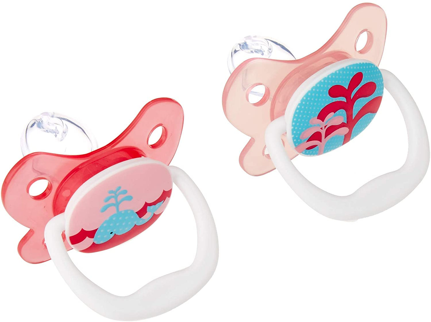 Dr.Brown's PreVent BUTTERFLY SHIELD Pacifier - Stage 1 * 0-6M - Pink, 2-Pack