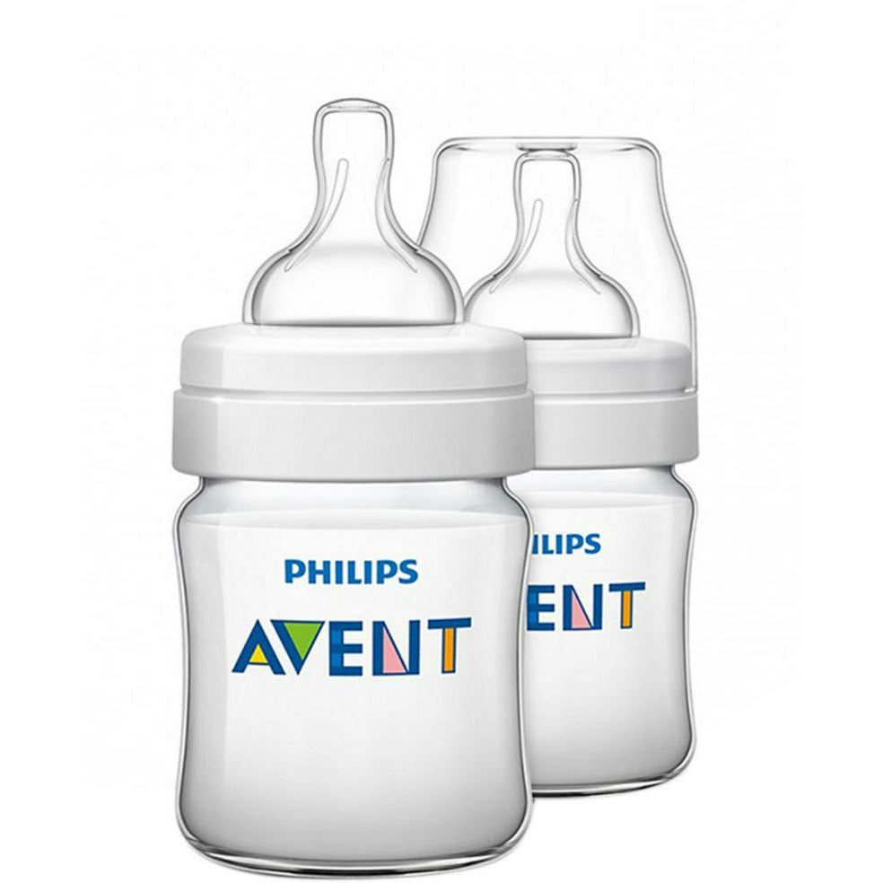 Avent Feeding Bottle Classic 125ml Twin Pack