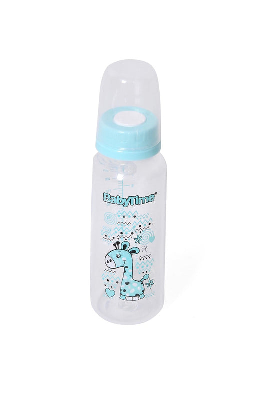 BabyTime Classic Feeding Bottle 250 cc (Silicone Nipple) green