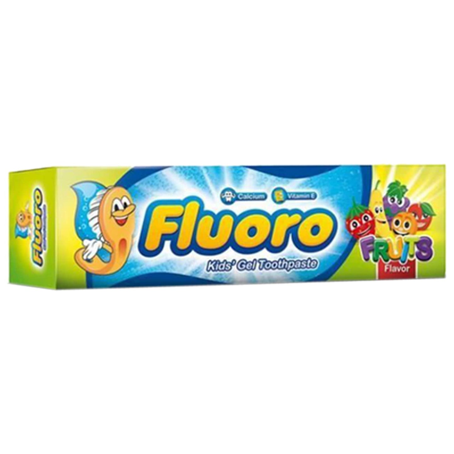 Flouro Gel Toothpaste Fruits Flavor For Kids  50g
