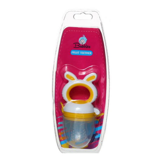Bubbles Fruit Teether Yellow