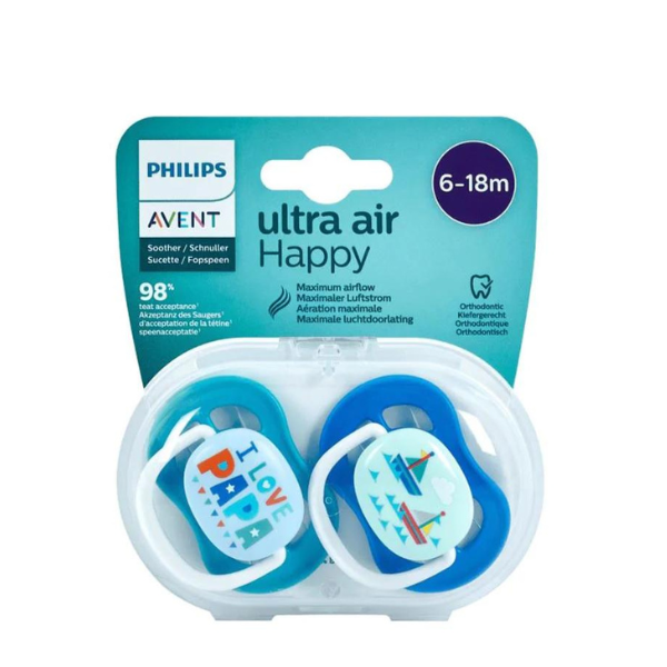 Avent Ultra Air Design Baby Soother (6 - 18m)