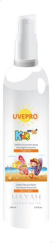 UVEPRO Kids Sunscreen Spray for Fragile Skin with SPF50+ 200ml