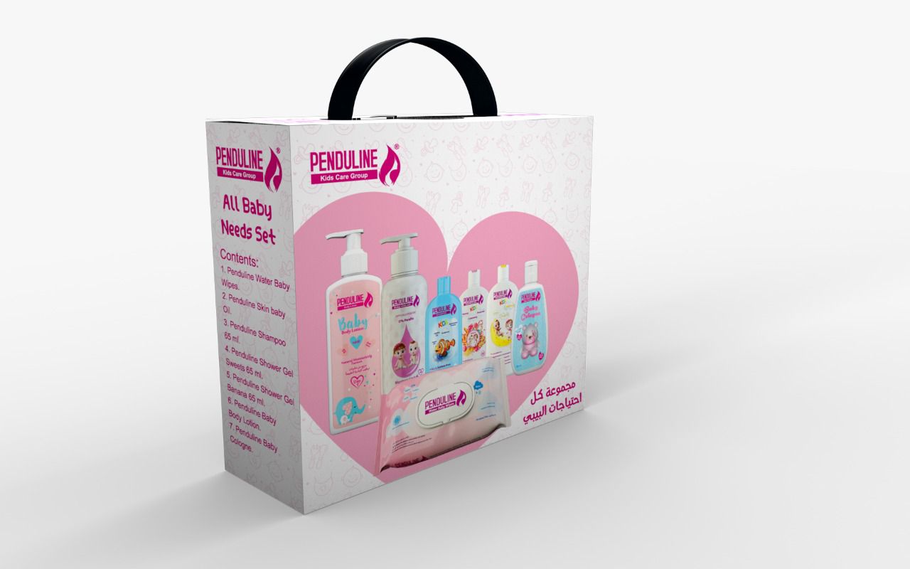 Penduline All Baby Needs Set (Wipes - Baby Oil - Shampoo - Shower Jel - Lotion)