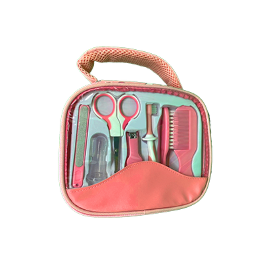 Baby Care Pedicure Bag  7 Tools Pink