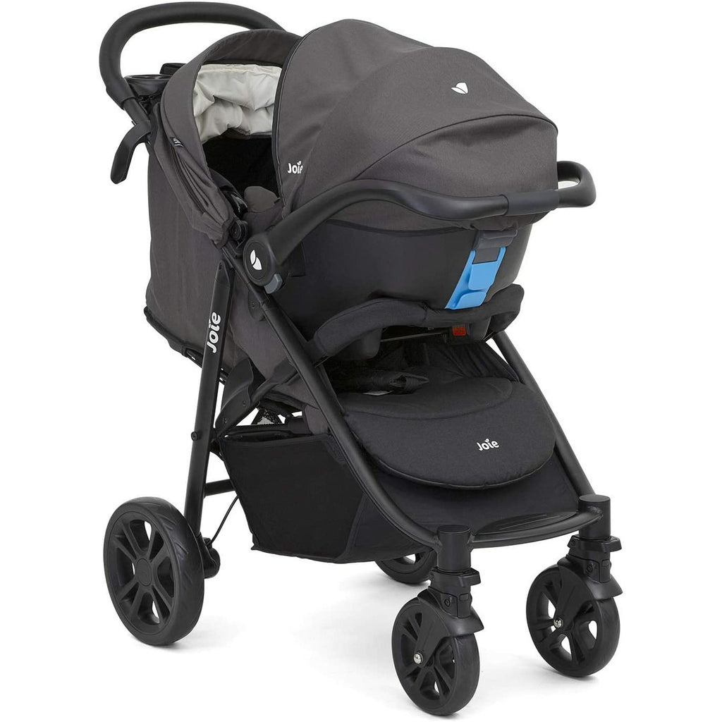 Joie Litetrax 4 Coal Travel System Baby Stroller