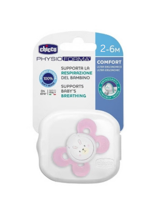 Chicco Dummy Physio Comfort  Silicone Pacifier Pink 2-6M