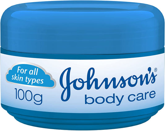 Johnson's Body Care, Moisturizing Cream, All Skin Types, 100g