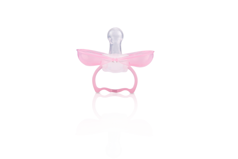 La Frutta Butterfly Round Pacifier Automatic Cover +0m Pink