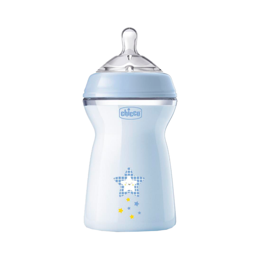 Chicco NaturalFeeling PP Bottle +6M 330ml Blue