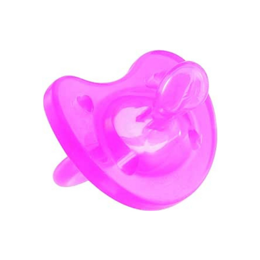 Chicco Silicone Physio Soft Soother 0-6M Pink
