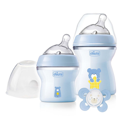 Chicco Natural Feeling + Comfort First Gift Set Blue