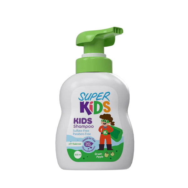 Superkids Kids Shampoo Green Apple Fragrance 300ml