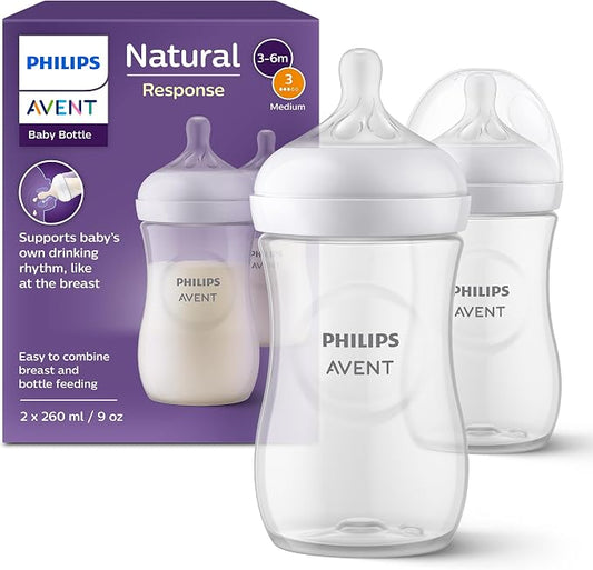 Avent Natural Bottle Response (1M+) 260ml- 2 Pack