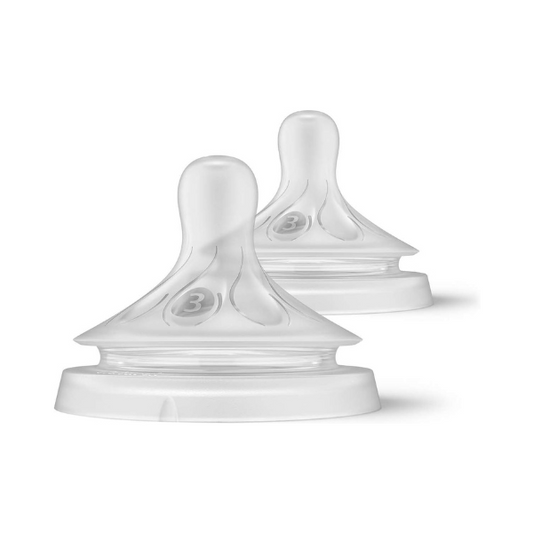 Avent Natural Response Nipple Flow 3 (1M+) - 2 Pack