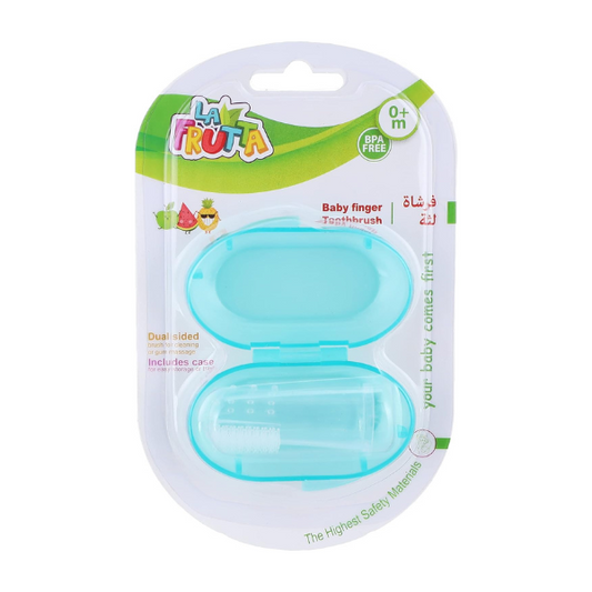 La Frutta Baby Finger Toothbrush - Blue