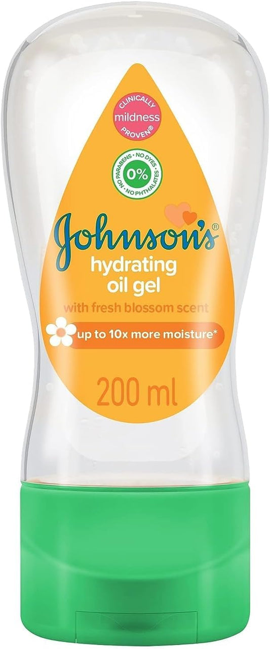 Johnson's Baby Hydrating Oil Gel With Fresh Blossom Scent, 200ml