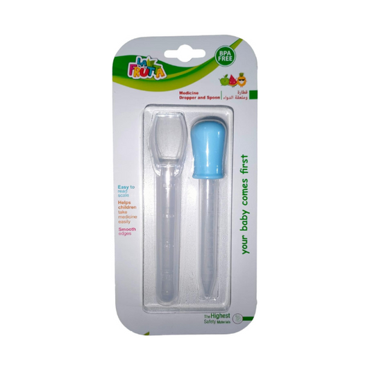 La Frutta Medicine Set (Dropper + Spoon) Blue