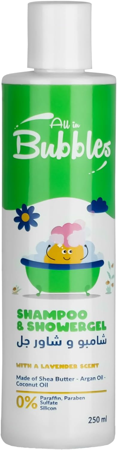 Bubbles Baby Shampoo And Shower Gel 250 ml 2 In 1