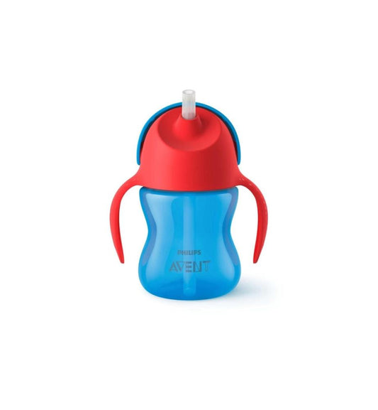 Avent Bendy Straw Sippy Cup - 200ml Red