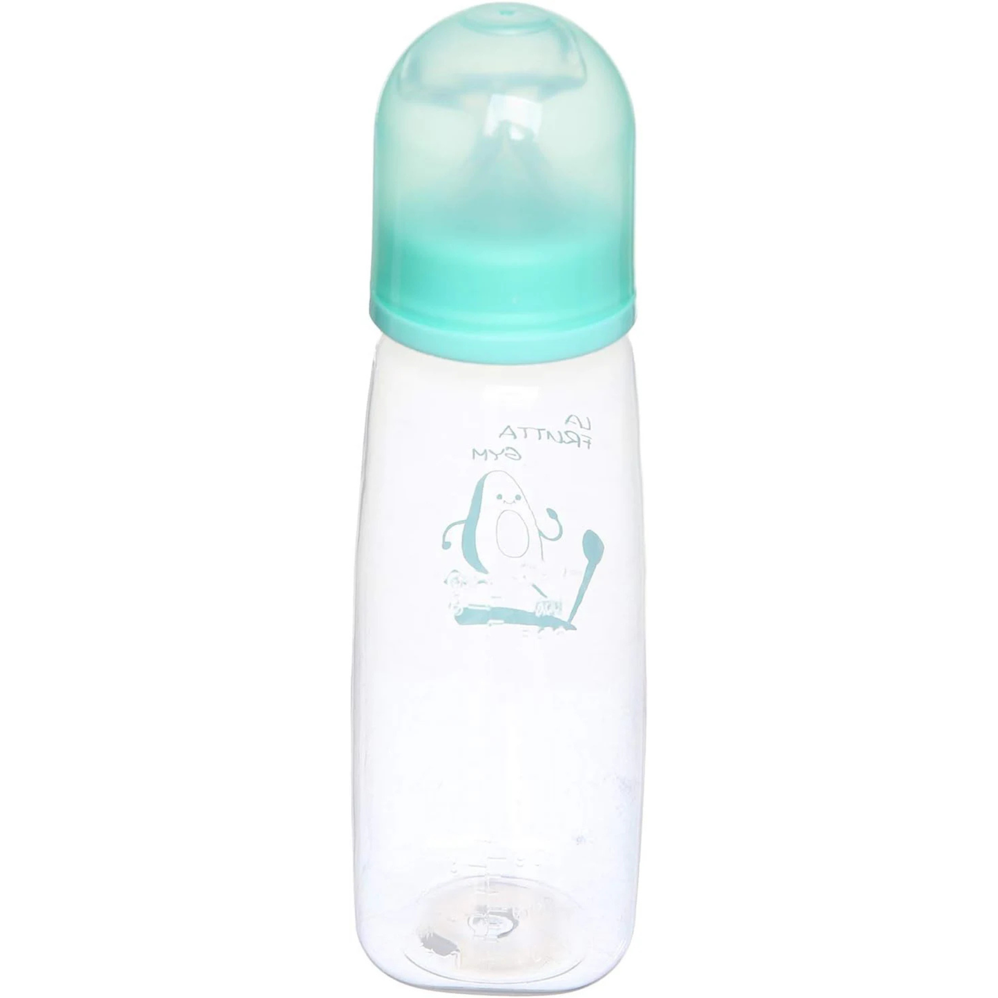 La Frutta Baby Feeding Bottle With Spoon +4m 270ml Green