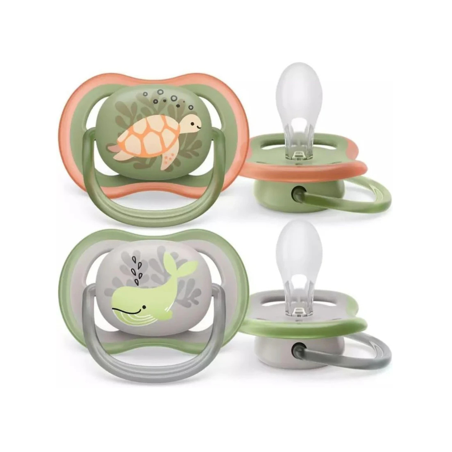 Philips Avent Ultra Air Pacifier Orthodontic & BPA Free |2 Pack |6-18m | SCF085/60