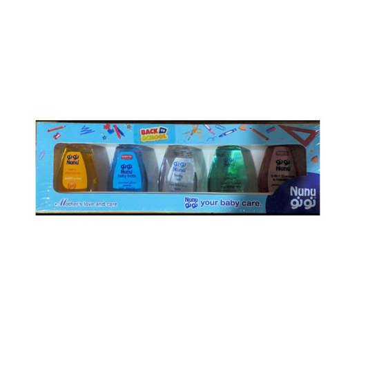 Nunu Gift Set Baby Care Products, 100ml - Set of 5