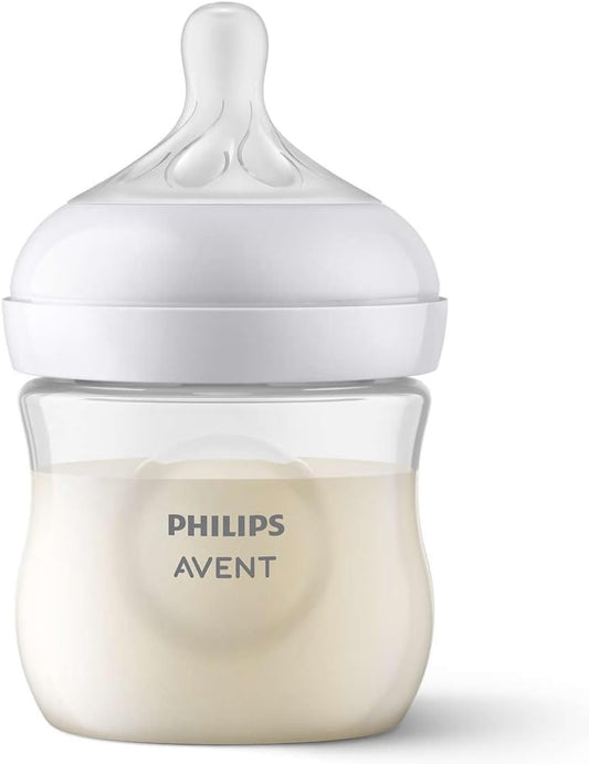 Philips Avent Baby Bottle with Natural Response Teat, 125 ml Capacity