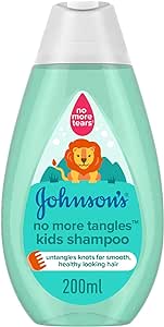 Johnson's Baby Set(No More Tangles Kids Conditioner 200ml - No More Tangles Shampoo 200ml -Baby Soft Lotion 200ml - Baby Cologne Morning Dew 100ml - Sleep time Oil 200ml)