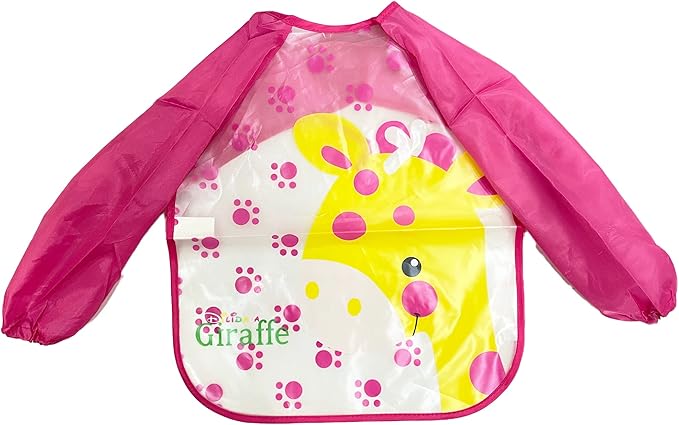 Waterproof Baby Bib – Easy to Clean, Comfortable & Lightweight 2 pcs  Assorted