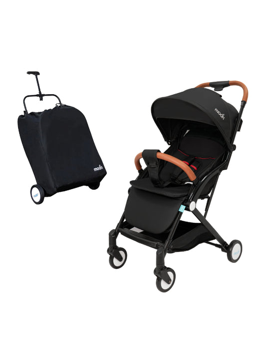 Baby Ritzi - Cabin Stroller With Five-Point Seatbelts And Cushioned Shoulder Straps, 0 To 3 Years, 0 - 18 Kg, Oxford Black