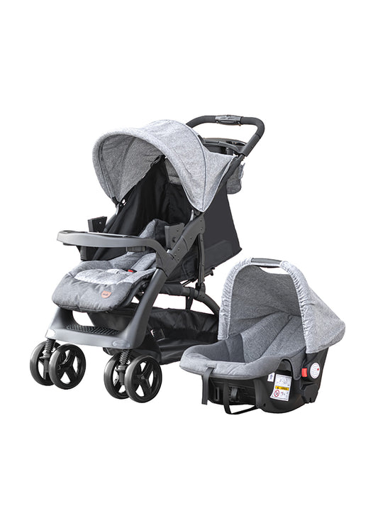 Aria Baby Stroller 2-In-1 Travel System Plus Detachable Carrier Car Seat