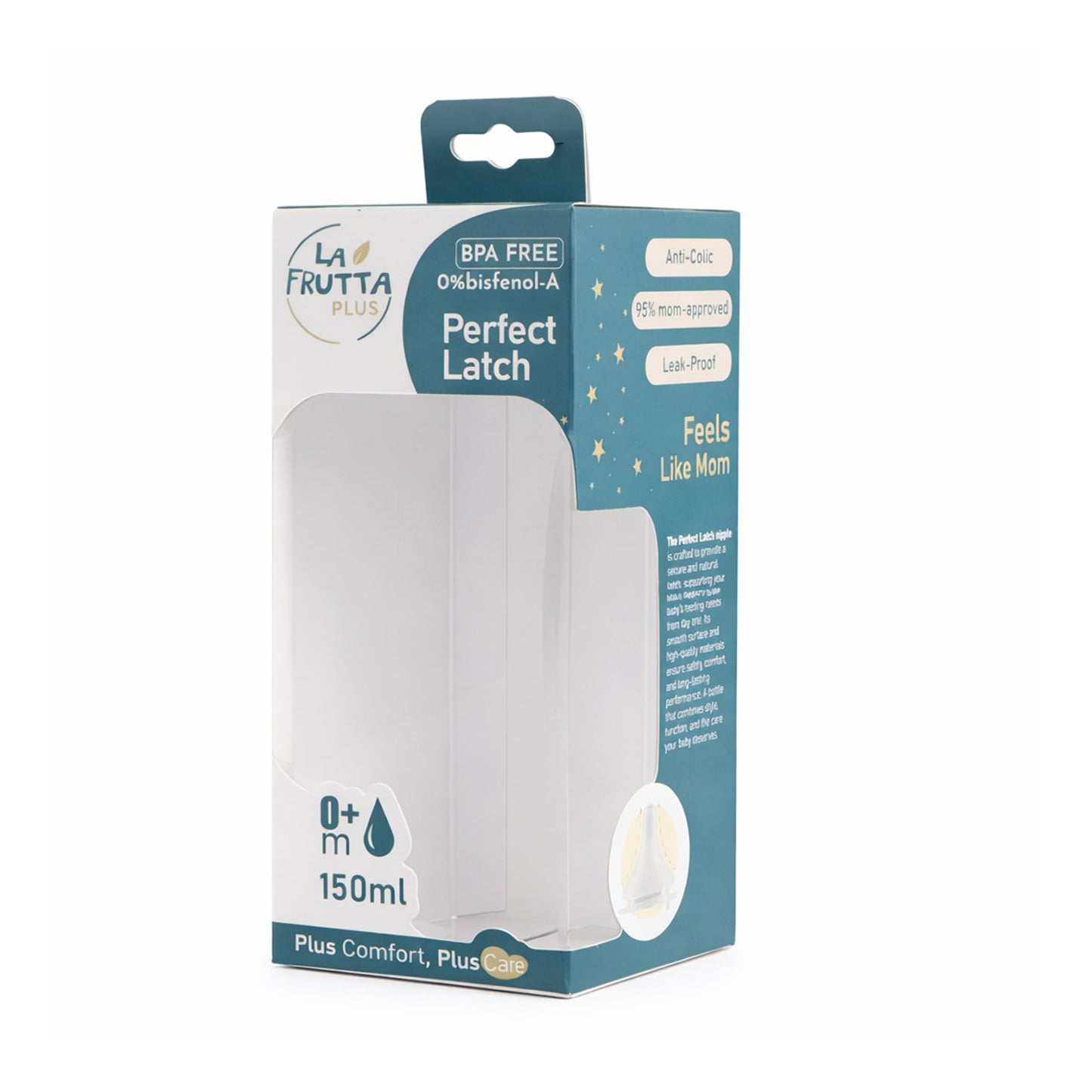 La Frutta Plus Perfect Latch Feeding Bottle 150ml – Anti-Colic Baby Bottle