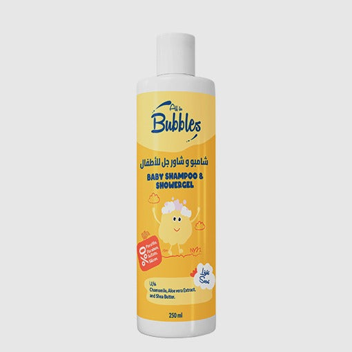 Bubbles Baby Shampoo And Shower Gel 250 ml 2 In 1