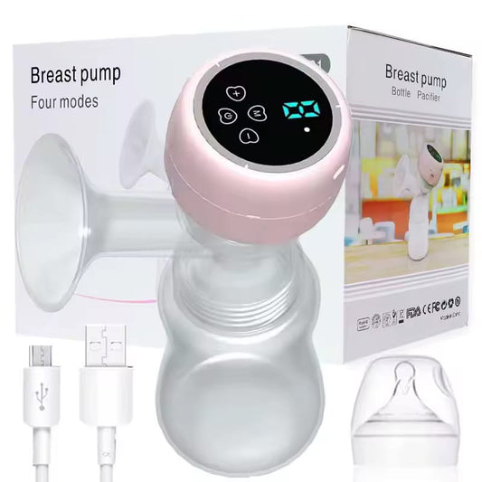 Rechargeable Electric Breast Pump – Portable, Quiet, and Comfortable Milk Expression for Nursing Moms | Anti-Backflow, Adjustable Suction, BPA-Free