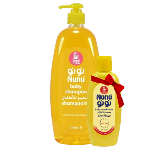 Nunu Shampoo 1 Liter + Conditioner 200ml Free