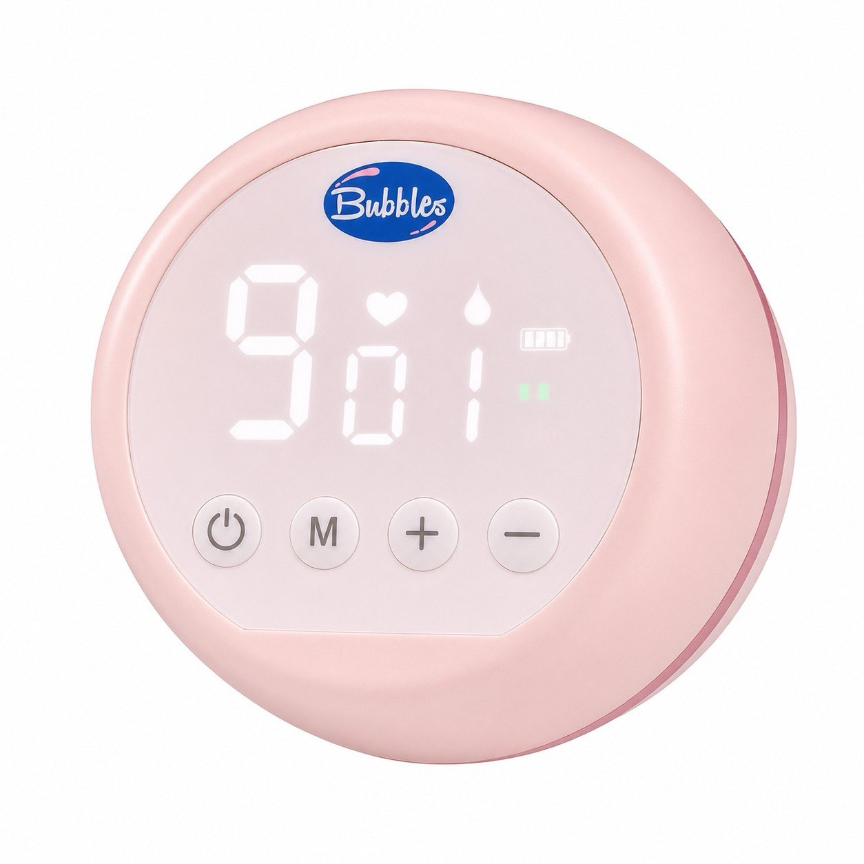 Bubbles electric Breast Pump, Wearable Breastfeeding Pump with 5 Modes, 15 Suction Levels, LED Display, USB Rechargeable, Memory Function, Quiet Operation, Automatic Massage Mode